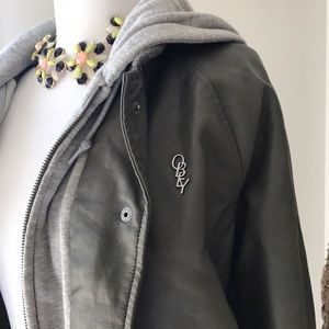 [•JUSTADDED•] Obey Hooded Bomber Jacket